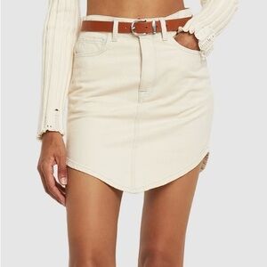 NWT Triarchy Ms. Hart Denim Miniskirt